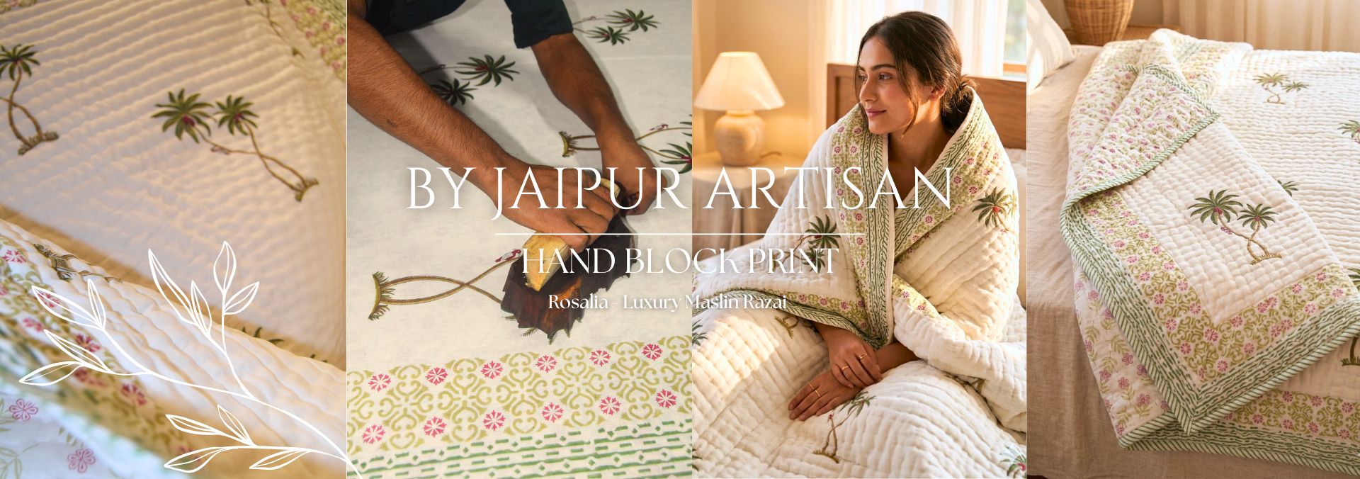 Traditional Jaipuri Hand Block Print Fabrics & Ethnic Wear