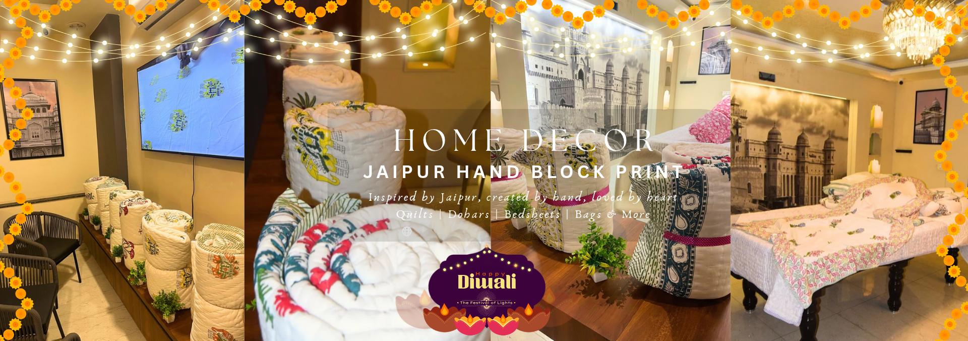 Traditional Jaipuri Hand Block Print Fabrics & Ethnic Wear