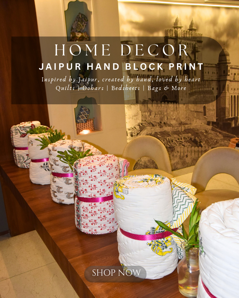 Traditional Jaipuri Hand Block Print Fabrics & Ethnic Wear