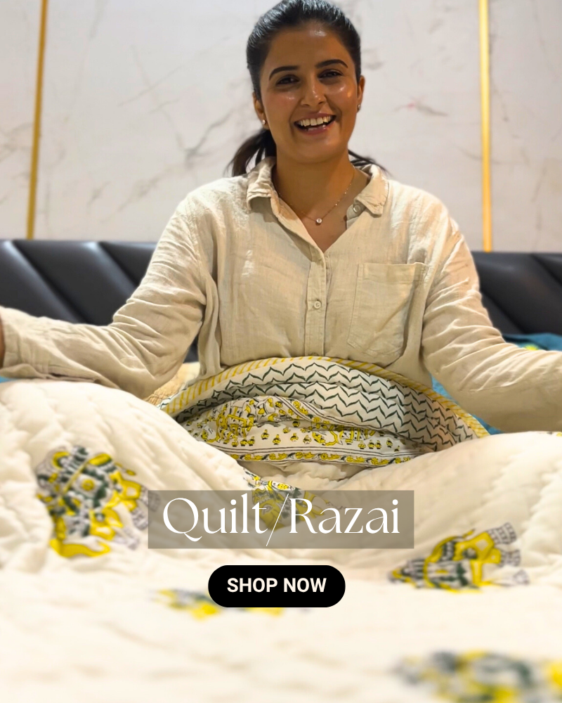 Traditional Jaipuri Hand Block Print Fabrics & Ethnic Wear